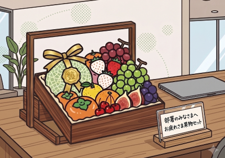 部署限定のお疲れ様フルーツセット
